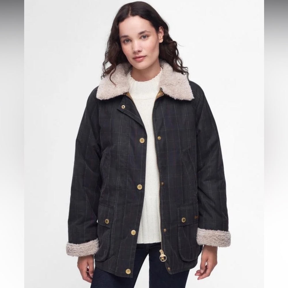NWT Barbour Swainby waxed jacket size US 14